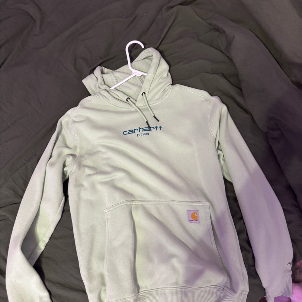 Carhartt Mint Green Relaxed Fit Hoodie